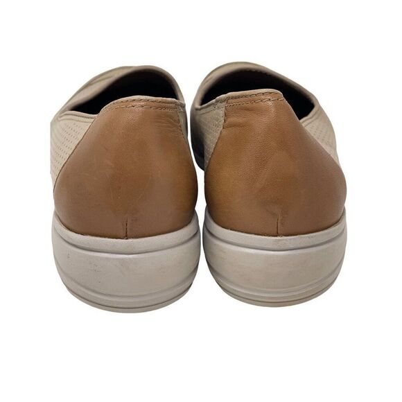 Dansko Women's Perforated Leather Slip-On Shoes Size 40 US 9.5/10 Beige & Tan - Picture 11 of 11